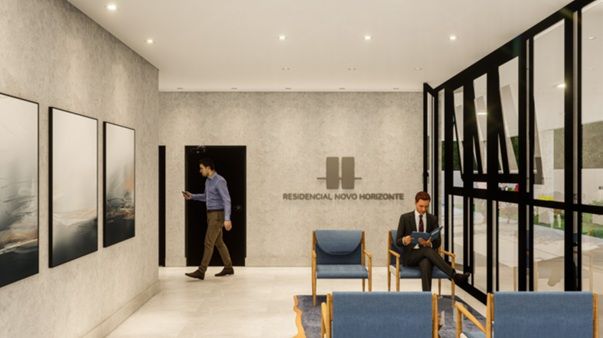 Hall de Entrada  - Edifício Residencial Novo Horizonte