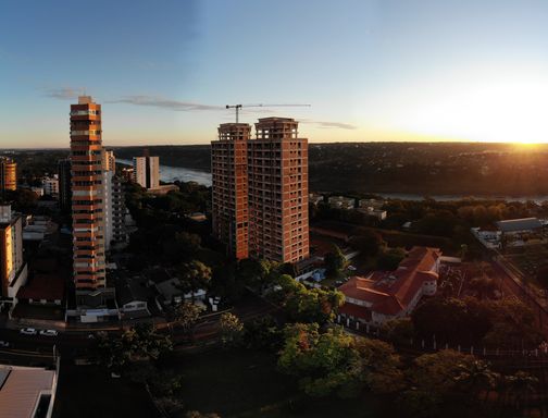 Estágio da obra - Apartamentos à venda em Foz do Iguaçu, 3 Suítes, Grande Rio Resort Residence
