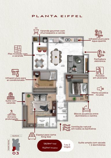 Edifício Paris Palace - Planta Eiffel