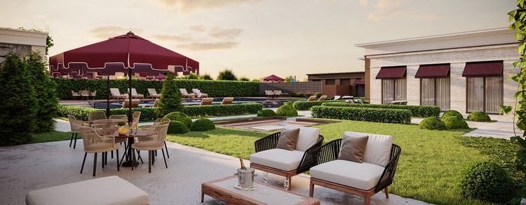Piscina e deck lounge- Apartamentos à venda em Foz do Iguaçu, 3 Suítes, Grande Rio Resort Residence