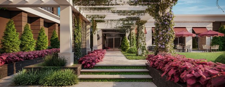 Jardins e pergolados - Apartamentos à venda em Foz do Iguaçu, 3 Suítes, Grande Rio Resort Residence