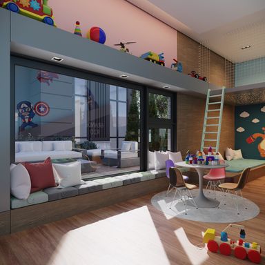 Brinquedoteca - Apartamentos à venda em Foz do Iguaçu, 3 Suítes, Grande Rio Resort Residence