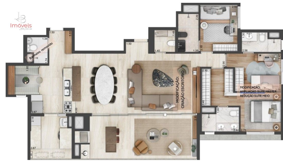 Apartamento, 3 quartos, 146 m² - Foto 63