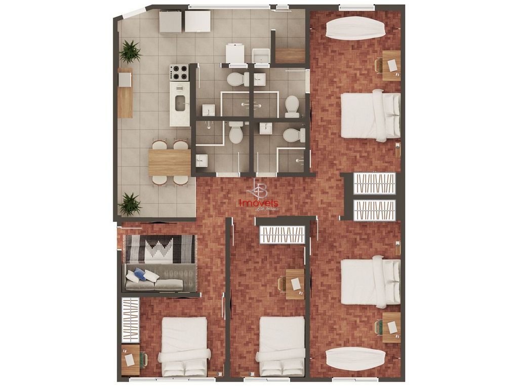 Apartamento, 4 quartos, 100 m² - Foto 21