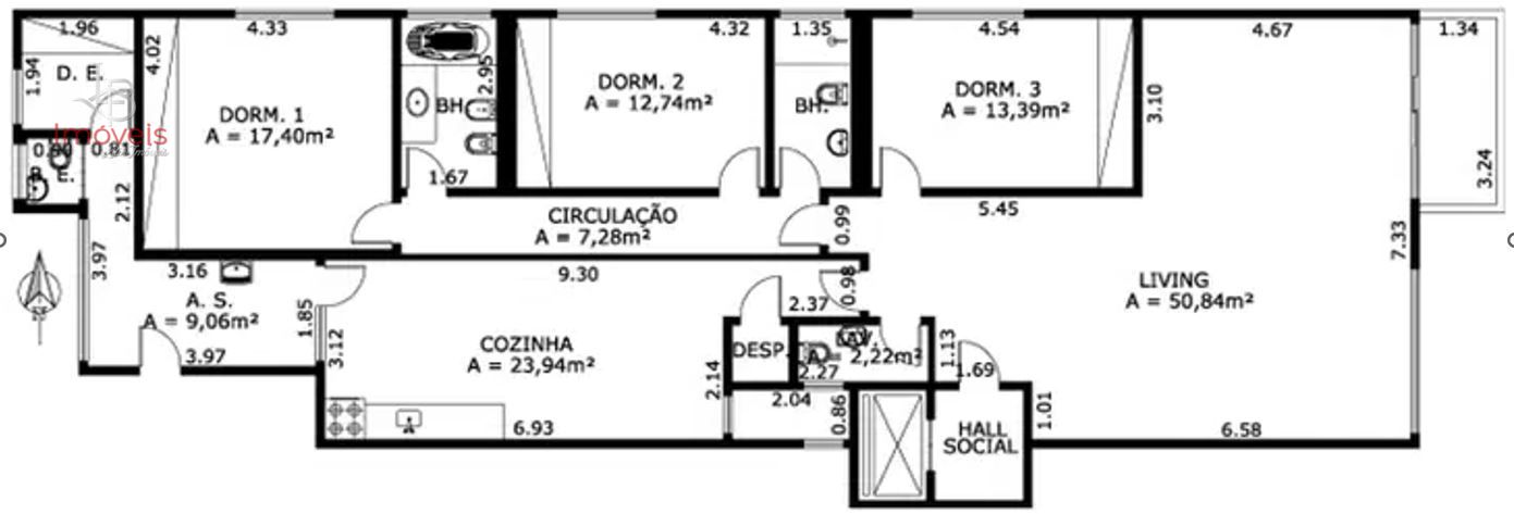 Apartamento, 3 quartos, 187 m² - Foto 28