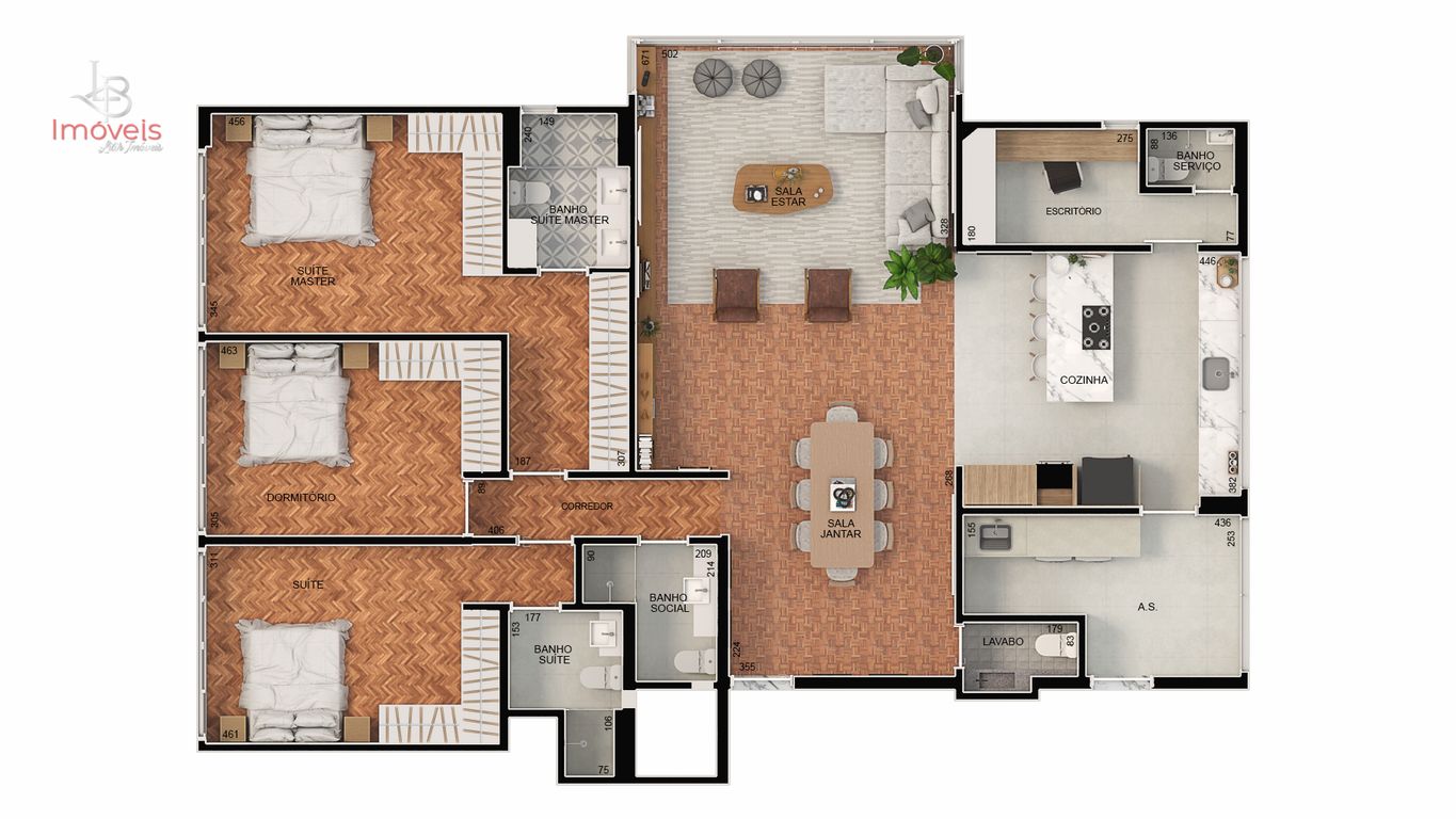 Apartamento, 3 quartos, 168 m² - Foto 14