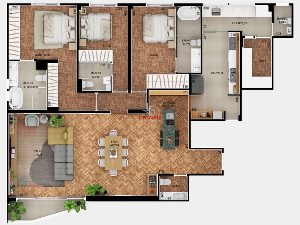 Apartamento, 3 quartos, 169 m² - Foto 5