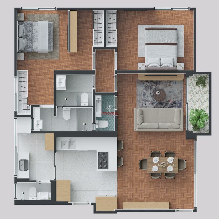 Apartamento, 2 quartos, 107 m² - Foto 66