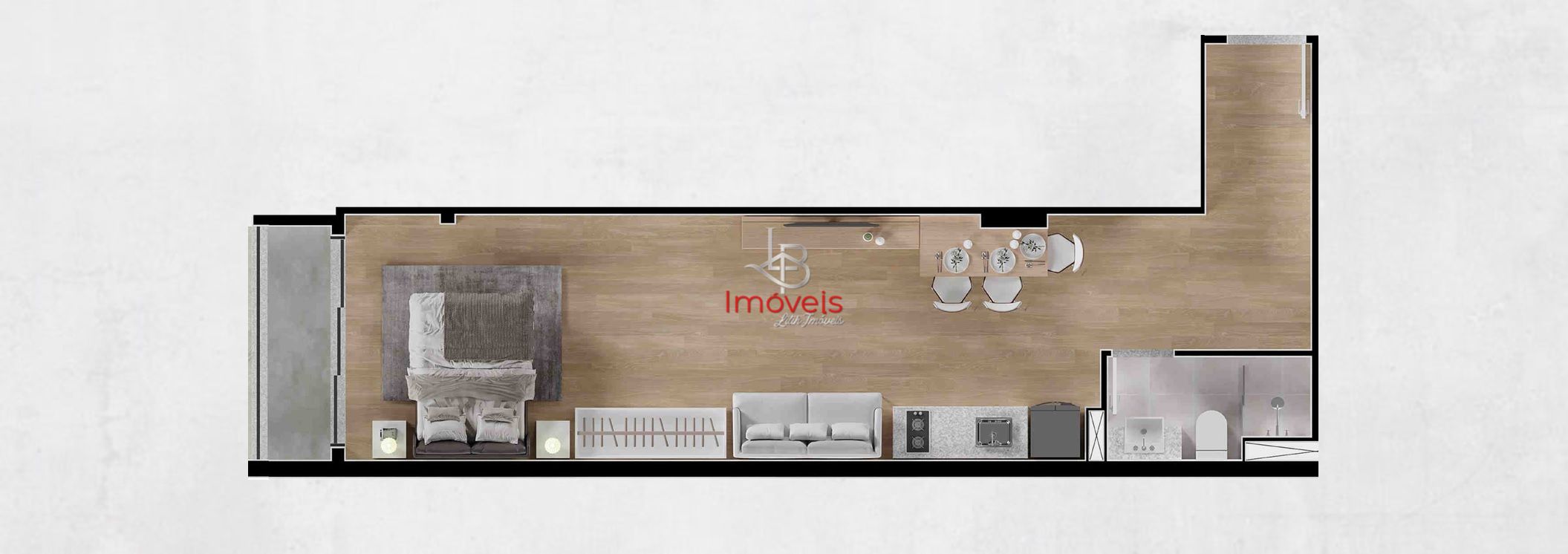 Apartamento, 1 quarto, 42 m² - Foto 14