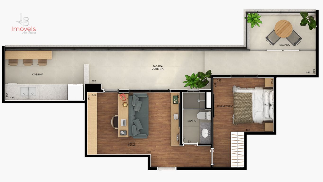 Cobertura, 1 quarto, 70 m² - Foto 12