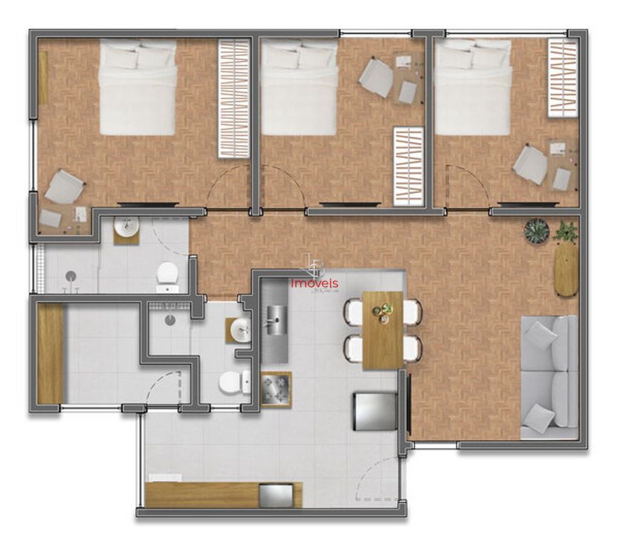 Apartamento, 3 quartos, 88 m² - Foto 22