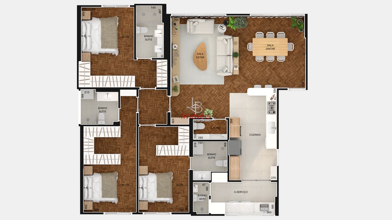 Apartamento, 3 quartos, 155 m² - Foto 4