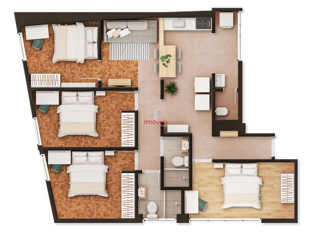 Apartamento, 4 quartos, 86 m² - Foto 24