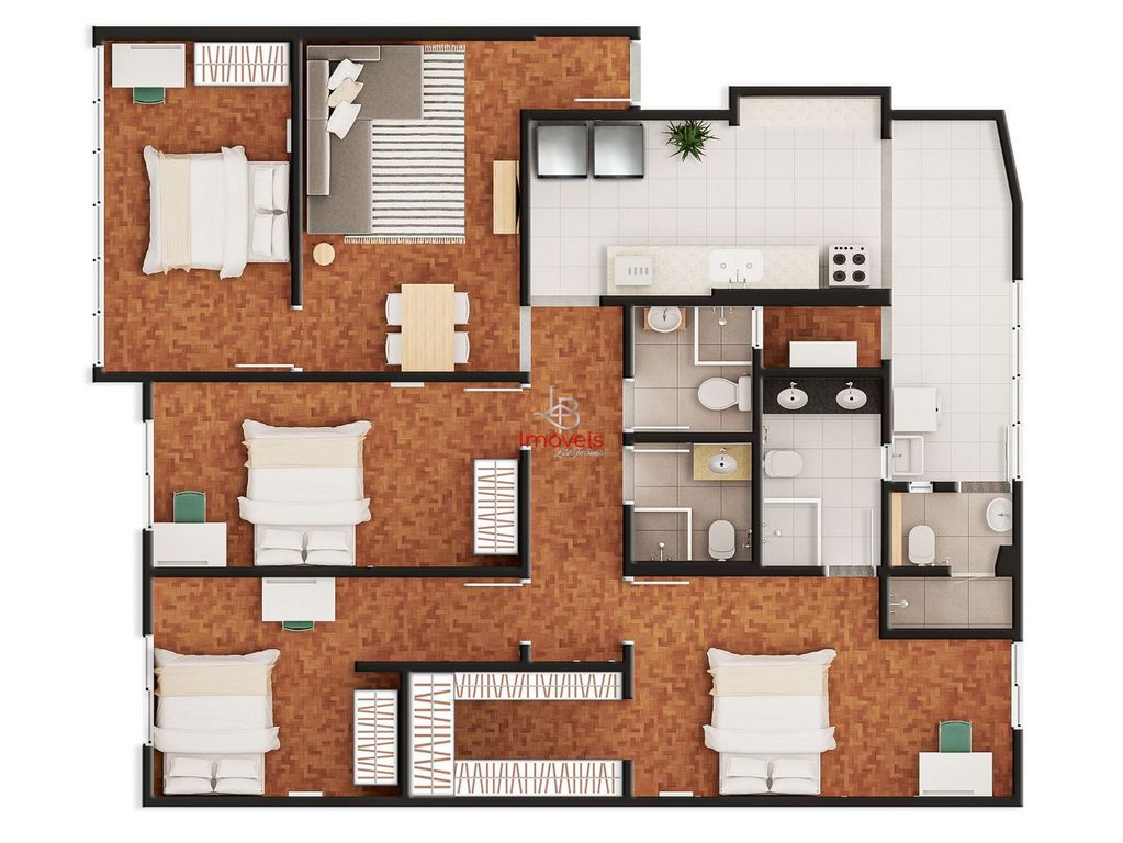 Apartamento, 4 quartos, 121 m² - Foto 30
