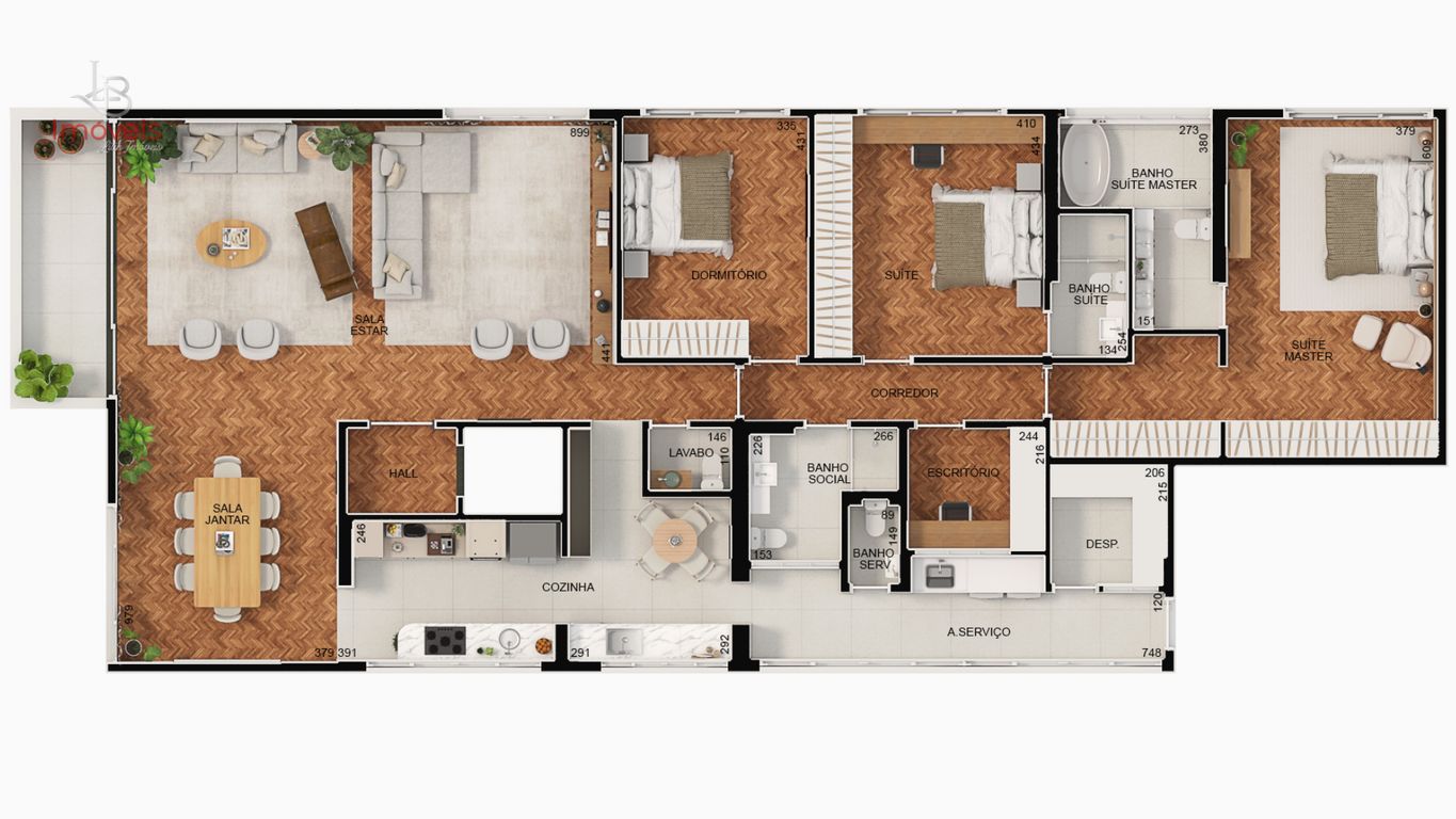 Apartamento, 3 quartos, 230 m² - Foto 8