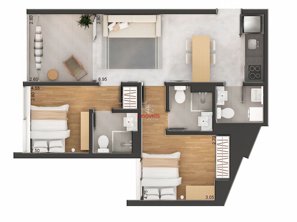Apartamento, 2 quartos, 67 m² - Foto 31