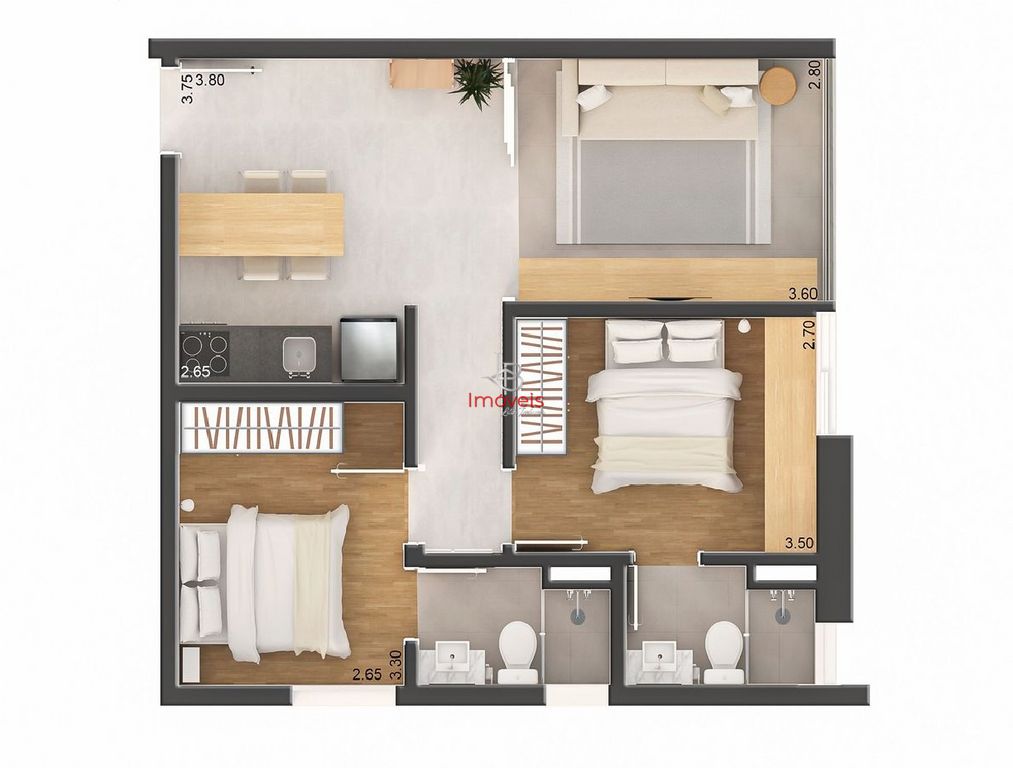 Apartamento, 2 quartos, 59 m² - Foto 26
