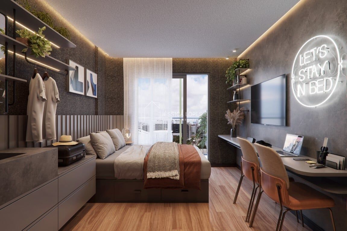 Apartamento à venda com 1 quarto, 45m² - Foto 4