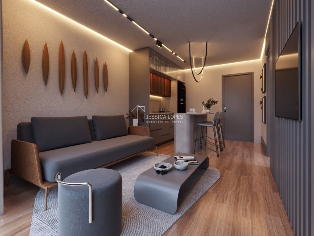 Apartamento à venda com 1 quarto, 45m² - Foto 1