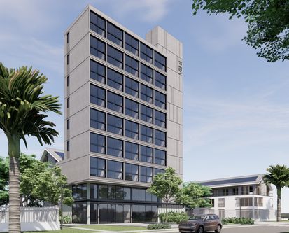 Fachada do Vibe Studios Jurerê