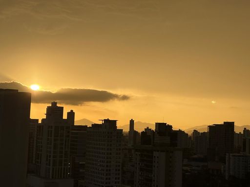 Vista entardecer (por do sol)