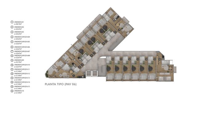 Planta 6º pavimento