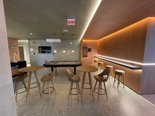 Sala de jogos e área gourmet