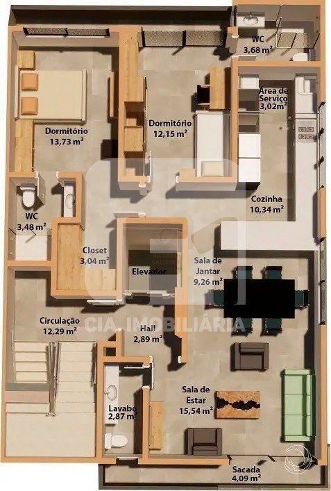 Apartamento, 2 quartos, 97 m² - Foto 16
