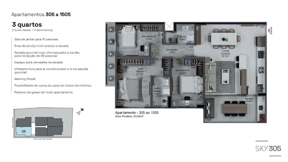 Apartamento, 3 quartos, 94 m² - Foto 30