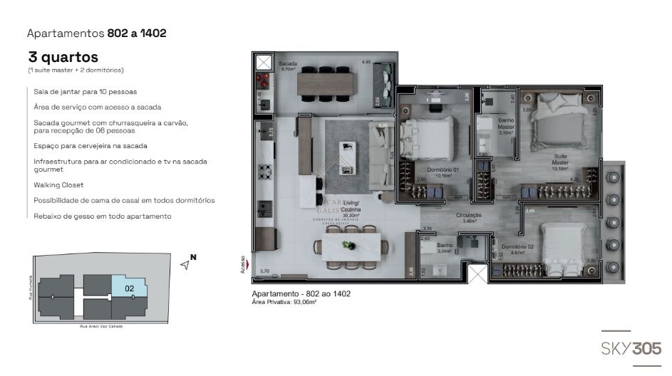 Apartamento, 3 quartos, 93 m² - Foto 31