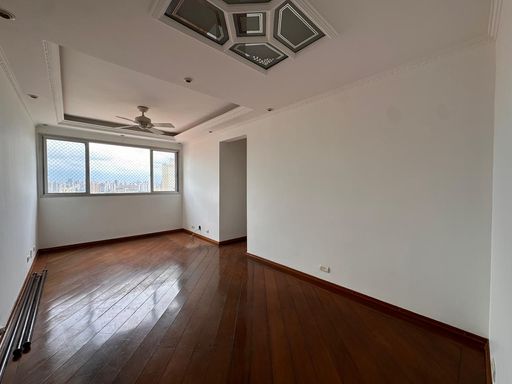 SALA ESTAR E JANTAR COM SANCA E VITRAL