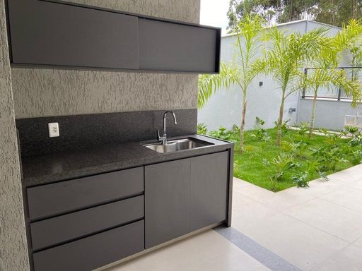 Espaço gourmet com ponto de gás