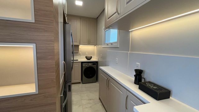 Área de serviço integrada a cozinha