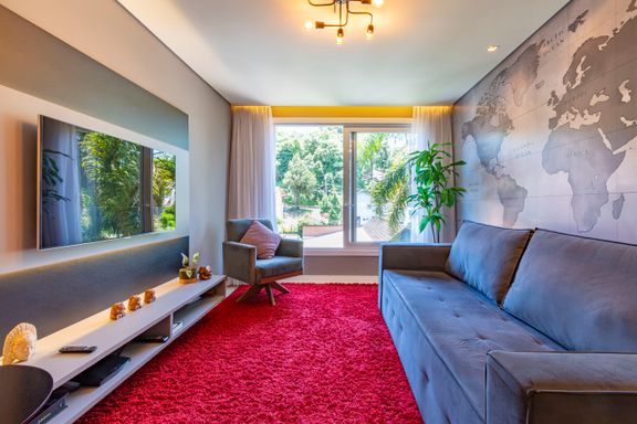 Sala de estar - posição solar norte