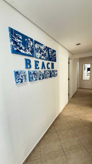 Hall de distribuição dos quartos