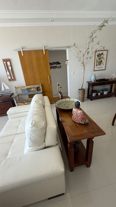 Sala de estar e jantar ambientes integrados