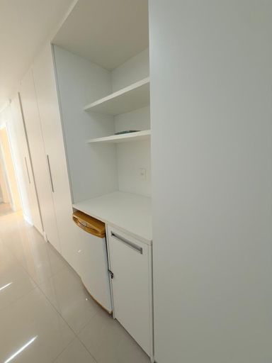 Corredor para os quartos