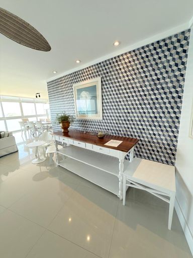 Sala para 3 ambientes e todos integrados