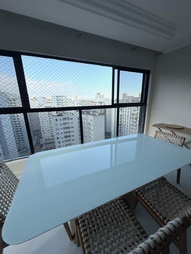 Sala de Jantar integrada com a sala de estar