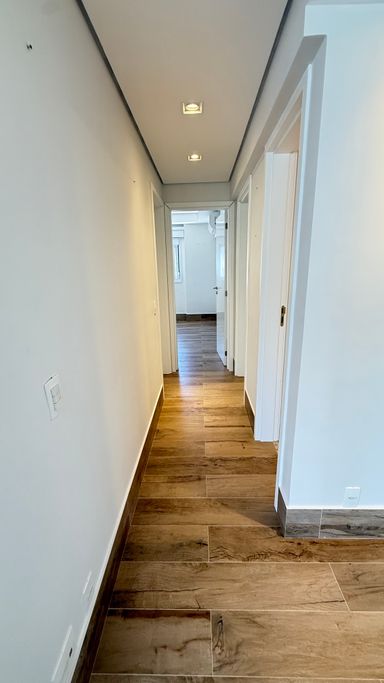 Hall de distribuição dos quartos