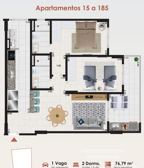 Planta do apartamento