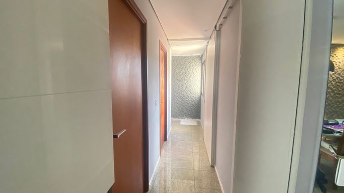 Corredor para os quartos