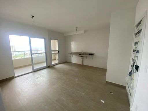 Cozinha e salas integradas