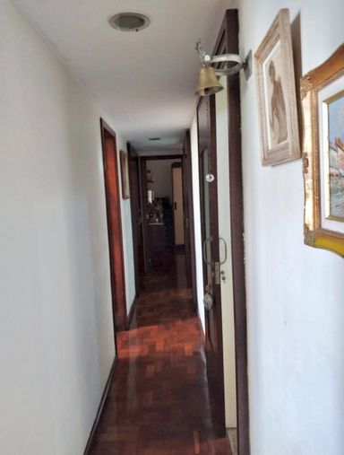 Corredor de acesso aos quartos