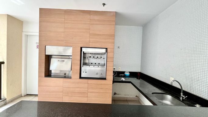 Espaço de churrasqueira