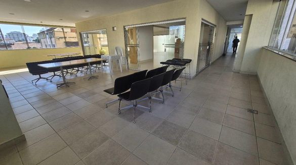 Espaço aberto para festas