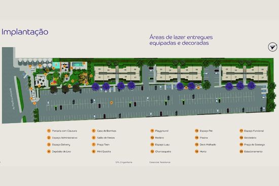 Implantação - Essencial Residence