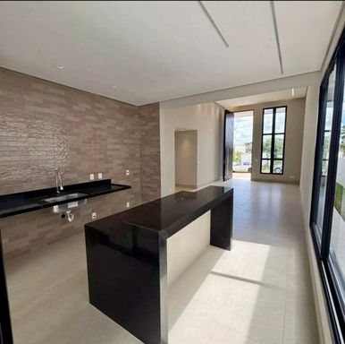 Cozinha integrada com a sala