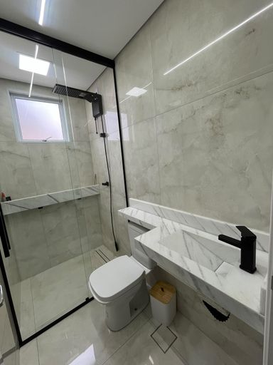 PORCELANATO NO BANHEIRO