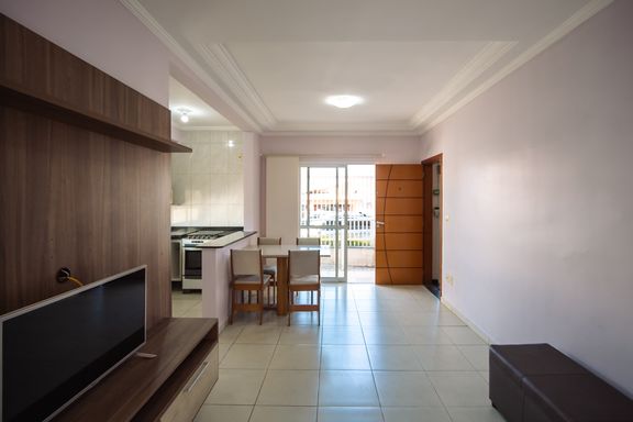 Sala e Cozinha do apartamento à venda no Edifício Matisse, em Salto/SP
